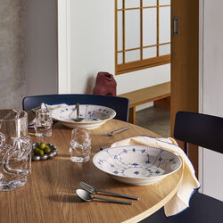 Blue Fluted Plain Deep Plate &Oslash; 27 cm, Royal Copenhagen