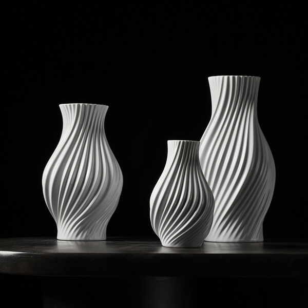 Twist Vase 18 cm, Lyngby Porcelæn