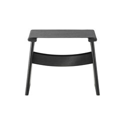 Seto Stool, black lacquered oak/black, Fredericia Furniture
