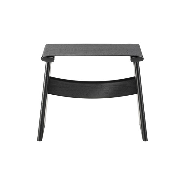 Seto Stool, black lacquered oak/black, Fredericia Furniture