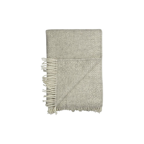 KATTEFOT Throw, light grey KATTEFOT Throw, light grey, Røros Tweed