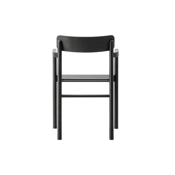 Post Chair, black lacquered oak, Fredericia Furniture