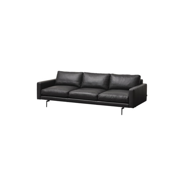 Edge V1 3-seater Sofa, faith black, Wendelbo