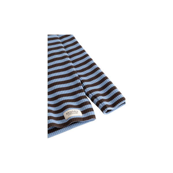 Plain Tee LS T-shirt, blue heaven stripe, MarMar Copenhagen