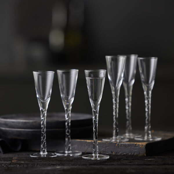Paris Aquavit Glass 6 pcs, Lyngby Glas