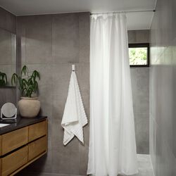 Lux Shower Curtain, white, Zone Denmark