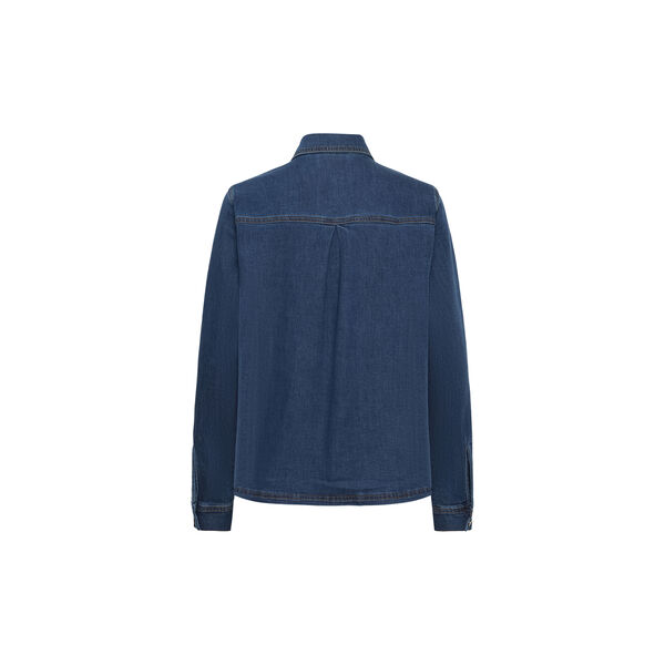 Denim Shirt MWAnn 115 | Medium Clear Blue Wash | Blouse, My Essential Wardrobe