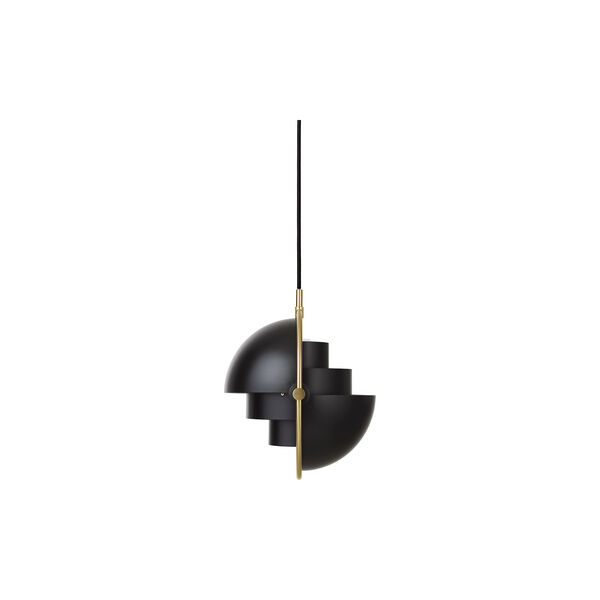 Multi-Lite Pendant, black semi matt/brass Multi-Lite Pendant, black semi matt/brass, GUBI