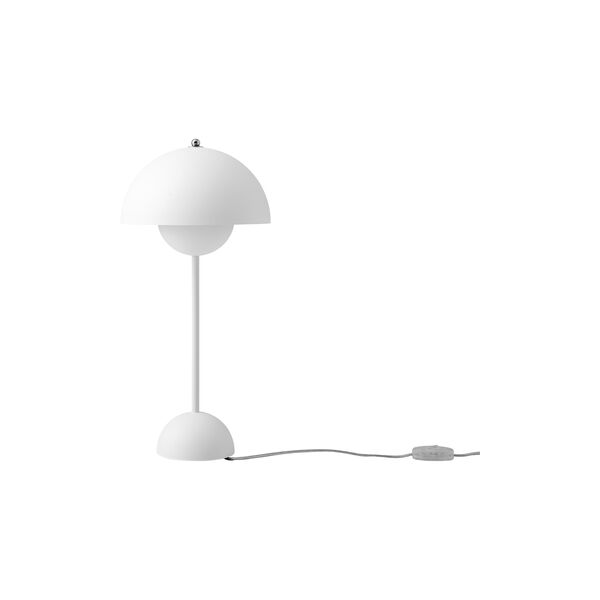 Flowerpot VP3 Table Lamp, matt white Flowerpot VP3 Table Lamp, matt white, &Tradition