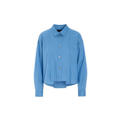 Core cotton shirt with pleats, lake blue, BITTE KAI RAND