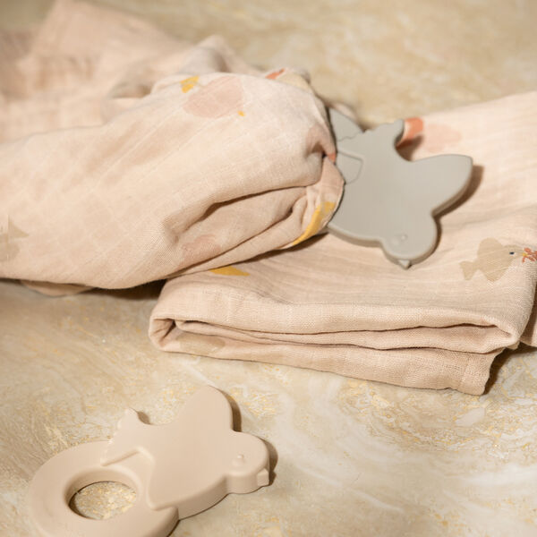 Teether, rose mix, Moonboon