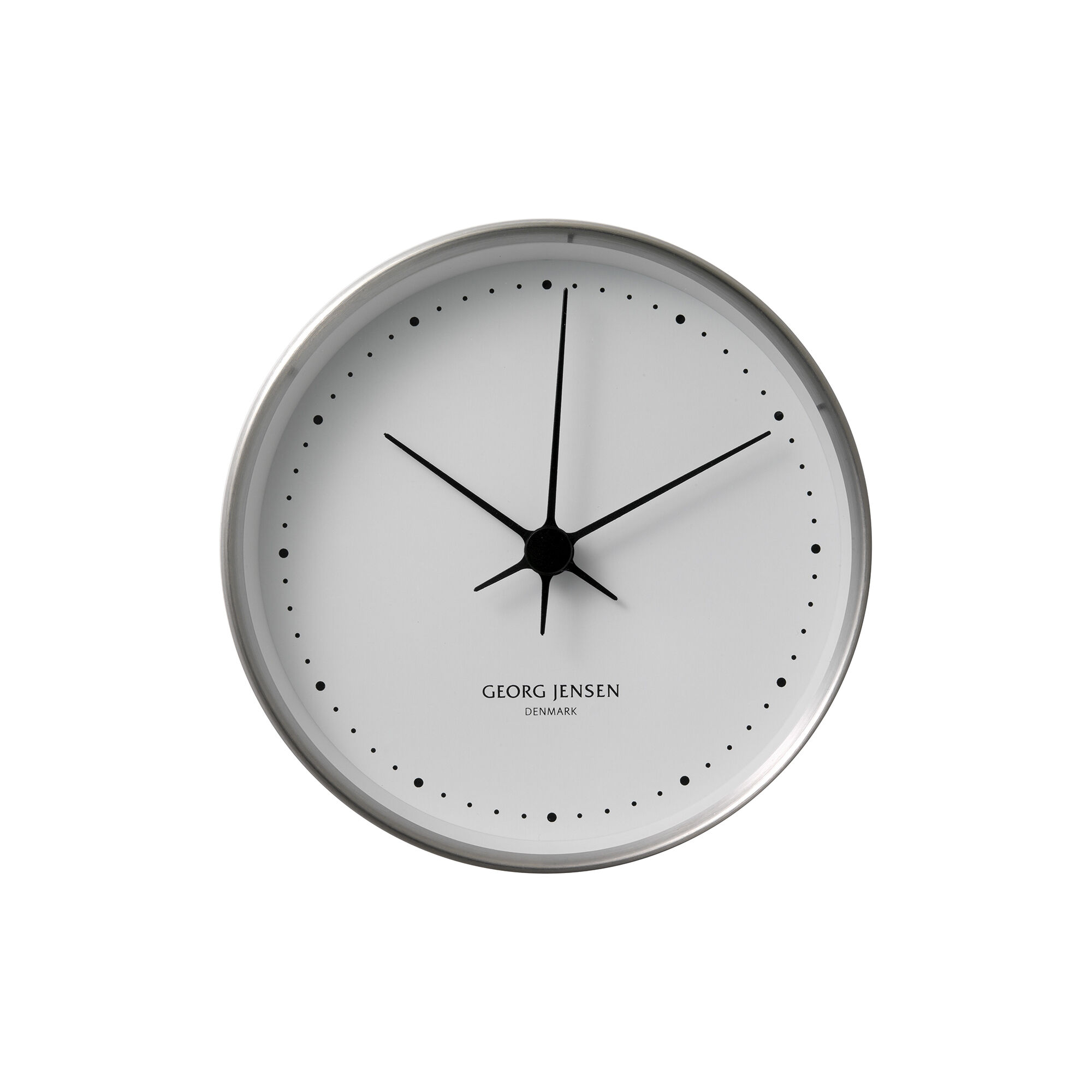 【 】 Koppel Wall Clock Georg Jensen KOPPEL 30 cm wall clock, stainless steel with