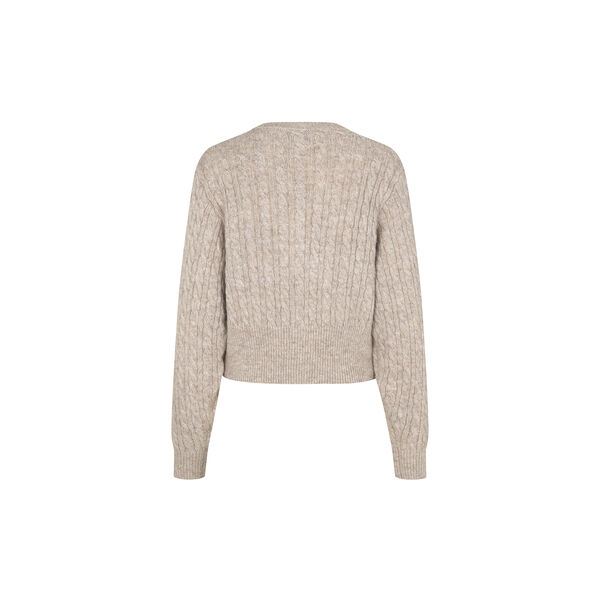 Pammiemd cardigan, beige speckle melange Pammiemd cardigan, beige speckle melange, Modström
