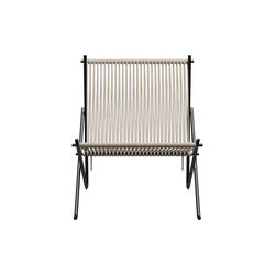 PK4&trade; Chair, black/natural, Fritz Hansen