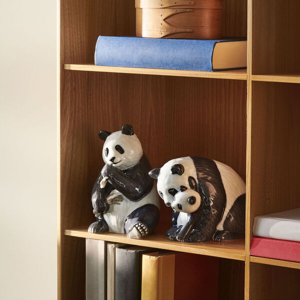 Panda with Cub Figurine Panda with Cub Figurine, Royal Copenhagen