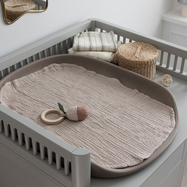 Nursing Towel Muslin, beige, Sebra