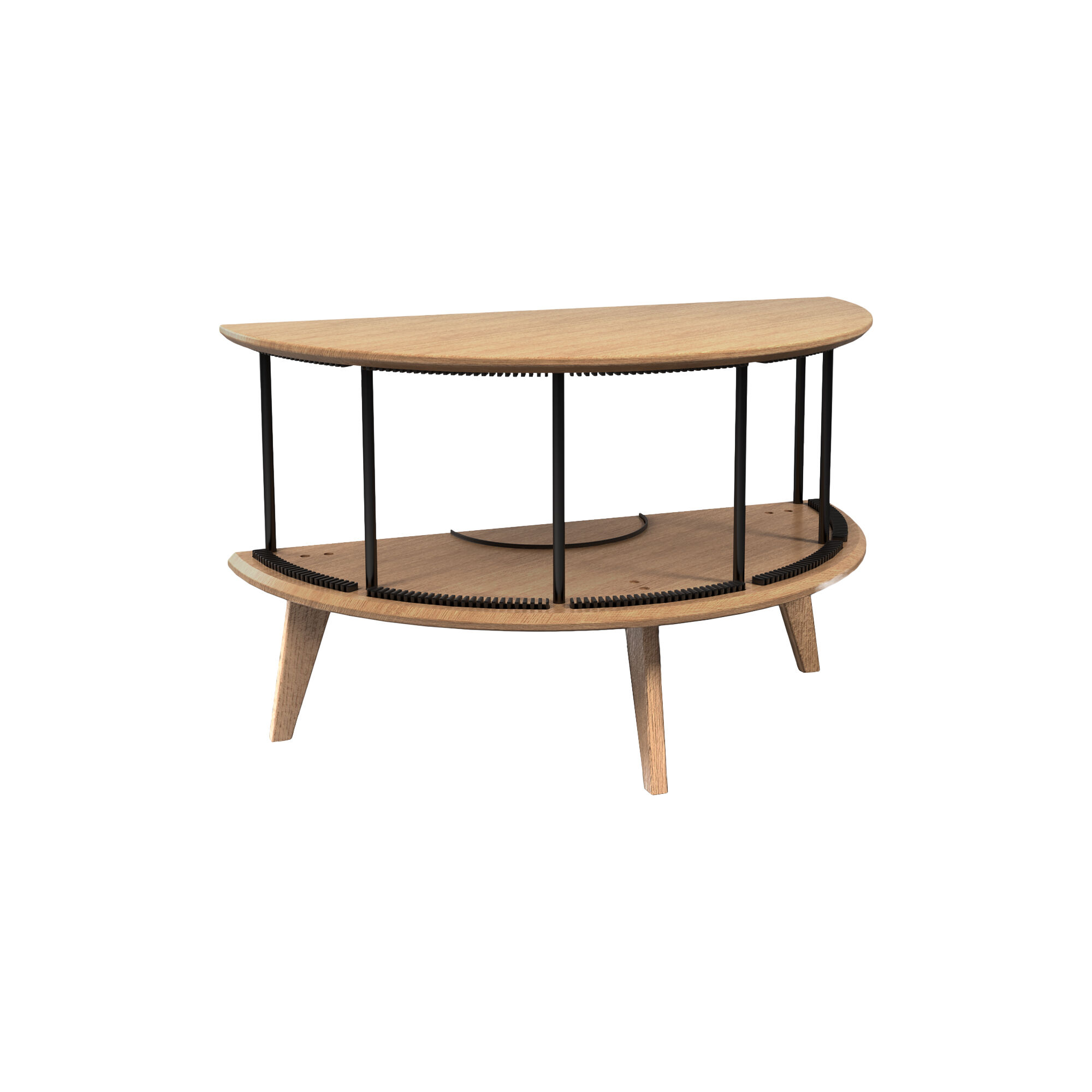 Display LUNA, oiled oak