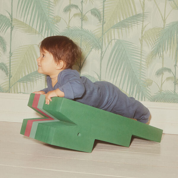 Crocodile L, green gym, bObles