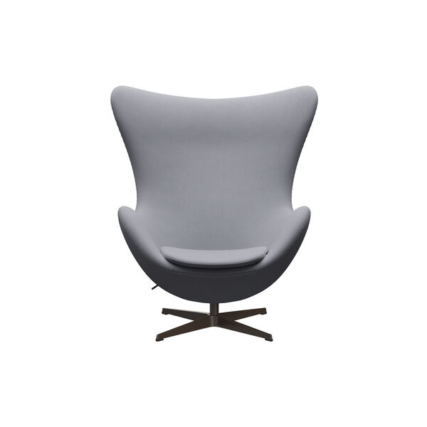 Egg&trade; 3316 Lounge Chair, Christianshavn 1170 light grey uni/brown bronze, Fritz Hansen