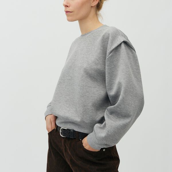 Aquilina M Top, medium grey melange, mbyM