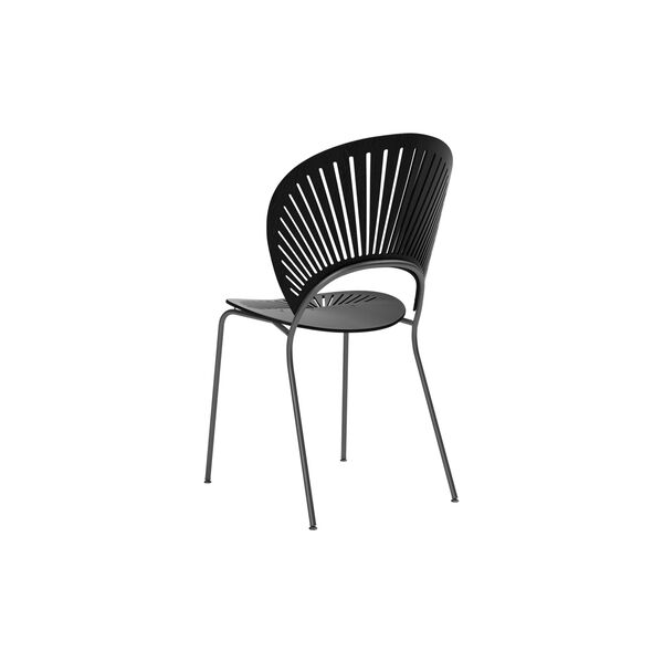 3398 Trinidad Chair, black ash/flint, Fredericia Furniture