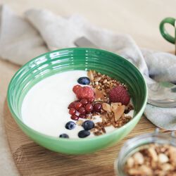 Signature deep plate &Oslash; 16 cm, bamboo green, Le Creuset
