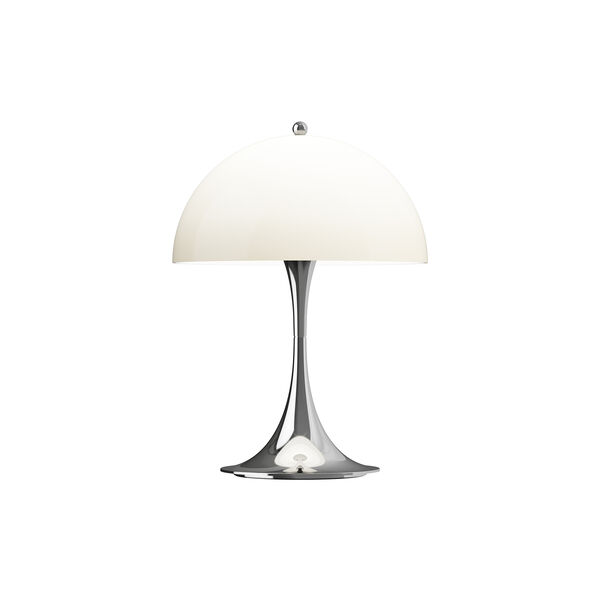 Panthella 250 Portable Table Lamp, chrome opal beige Panthella 250 Portable Table Lamp, chrome opal beige, Louis Poulsen