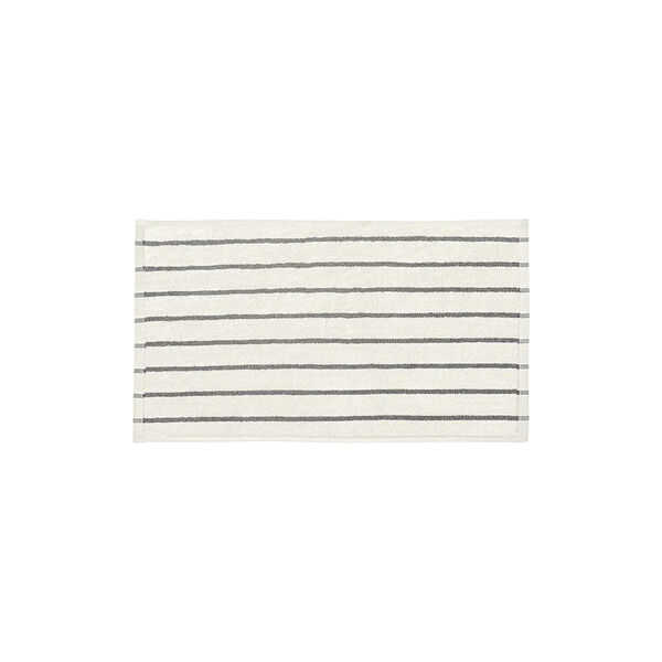 ARTO Guest towel thin stripes, moonbeam/magnet, Blomus