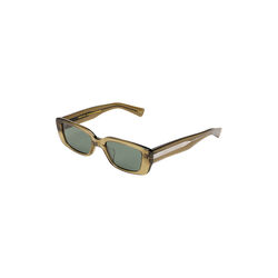 GRACE REVEAL sun glasses, bottle green/transparent, MESSYWEEKEND