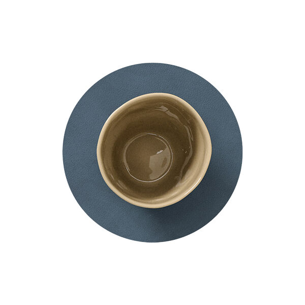 Nupo glass mat Circle, dark blue, LIND DNA