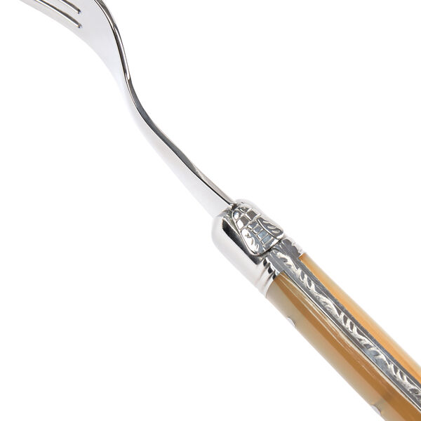 Steak Fork, brown horn, Laguiole Tradition