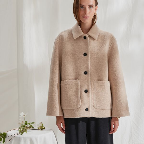 HMJulian jacket, light-sand, Heartmade