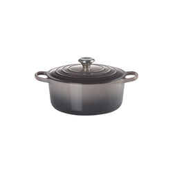 Signature Round Pot &Oslash; 26 cm, flint, Le Creuset