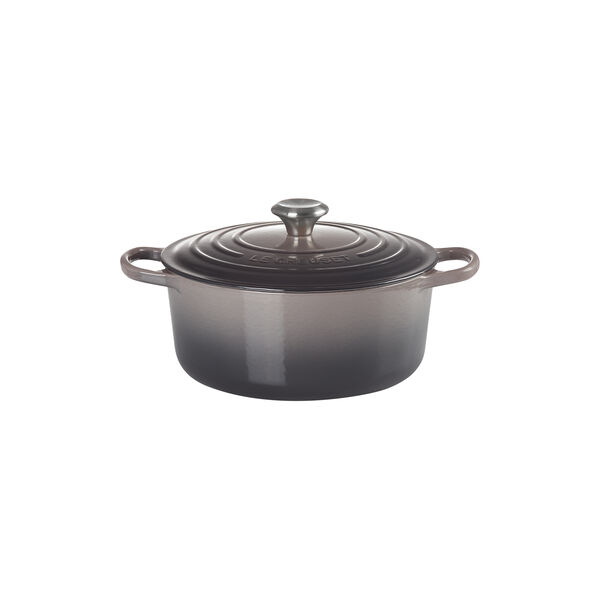 Signature Round Pot &Oslash; 26 cm, flint, Le Creuset