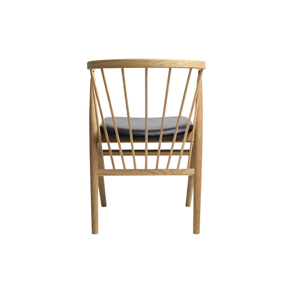 Sibast No 8 Dining Chair, oiled oak/black, Sibast Furniture