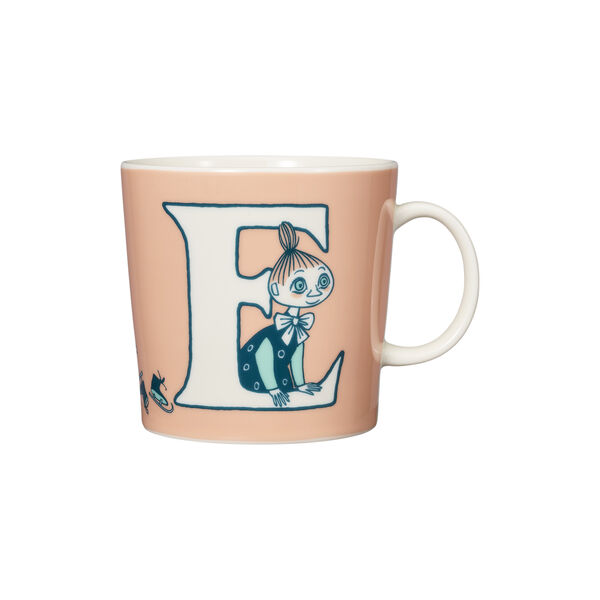 Moomin Mug 40 cl Alphabet E, Moomin Arabia