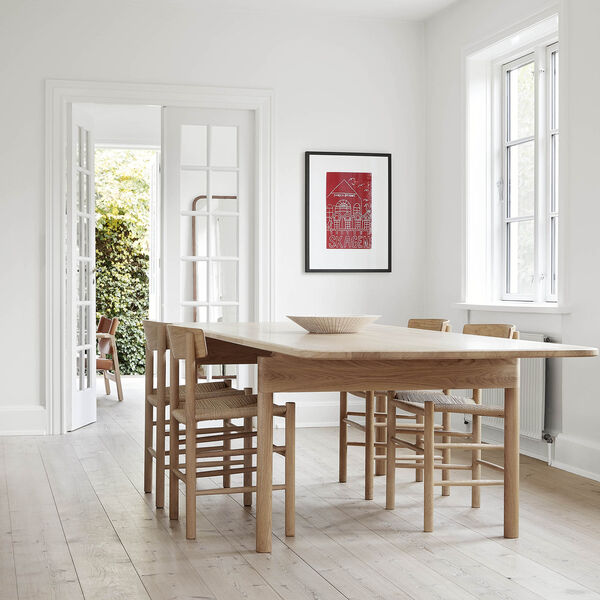 Post Table 265 cm, soap treated oak Post Table 265 cm, soap treated oak, Fredericia Furniture