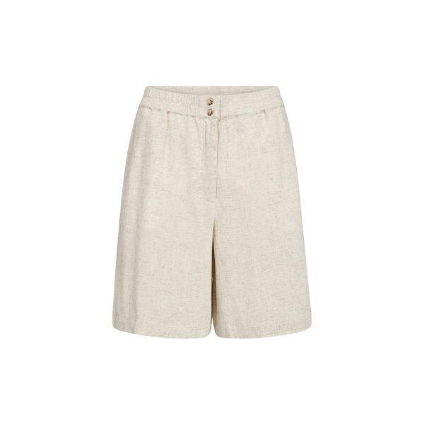 PD-Miles Shorts, oyster white melange, Pieszak