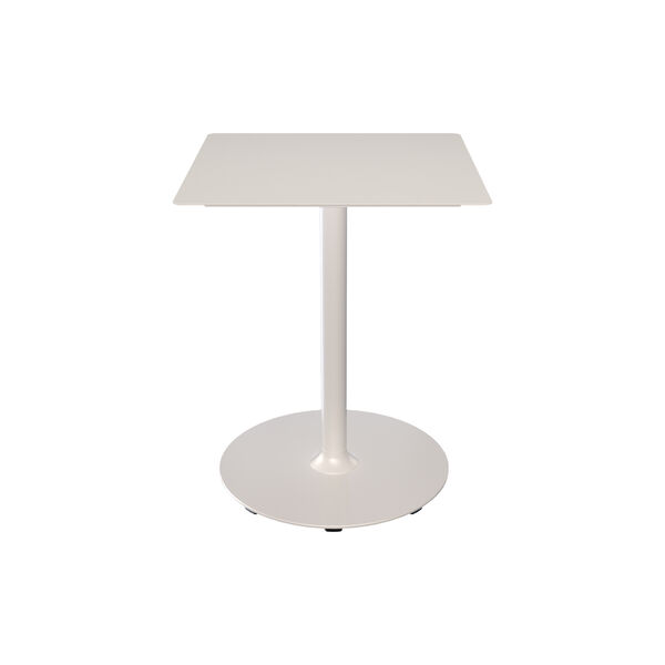 PICO Caf&eacute; Table with Round Base 60x60, muted white, HOUE