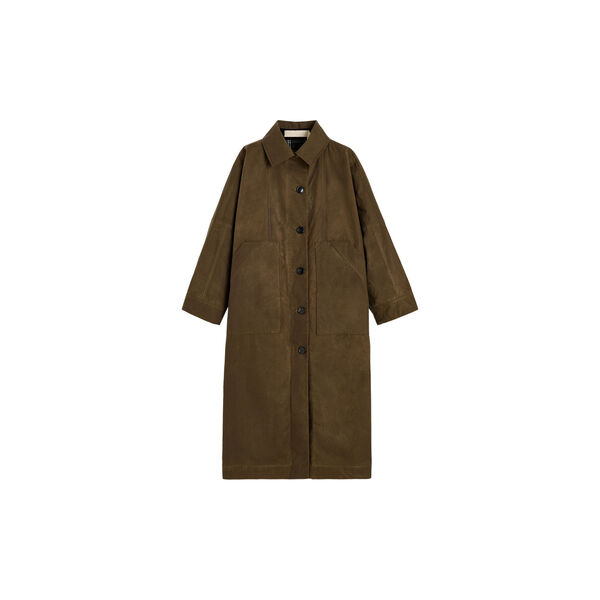 Jay Coat Oilskin, bark Jay Coat Oilskin, bark, Aiayu