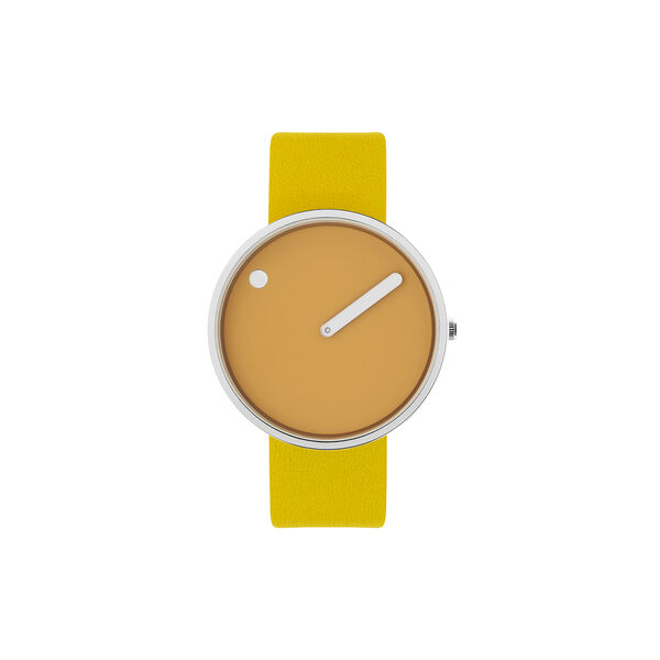 Picto Wrist Watch, mustard yellow/canary yellow, Picto