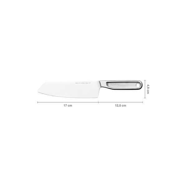 All Steel Santoku Knife, Fiskars