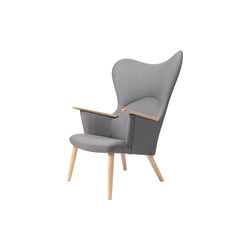 CH78 Mama Bear Lounge Chair, Passion 6101/soap treated oak, Carl Hansen & S&oslash;n