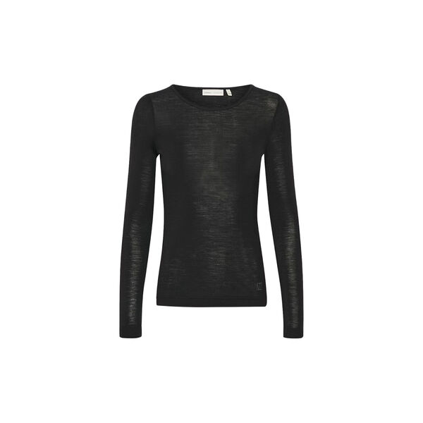 FangIW T-Shirt LS, black FangIW T-Shirt LS, black, InWear