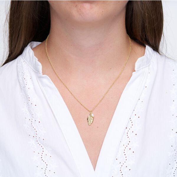 Linn necklace, silver plated Linn necklace, silver plated, Pure by Nat