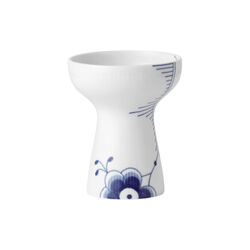Blue Fluted Mega Open Vase 15 cm, Royal Copenhagen