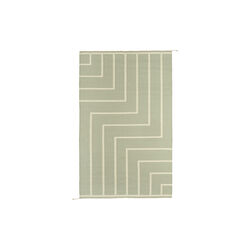 Rug VK-1, olive/white, NORDICMODERN