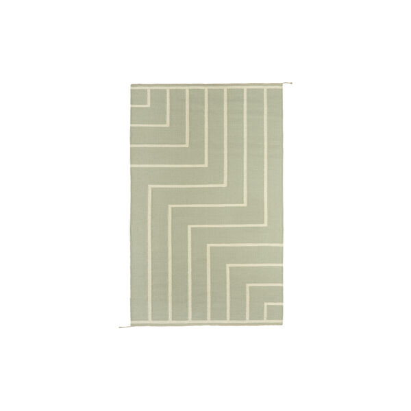Rug VK-1, olive/white, NORDICMODERN
