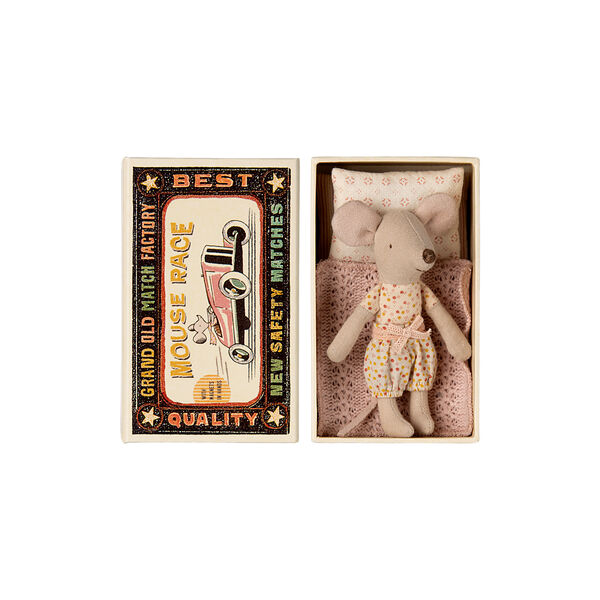 Little Sister Mouse in Matchbox, Maileg