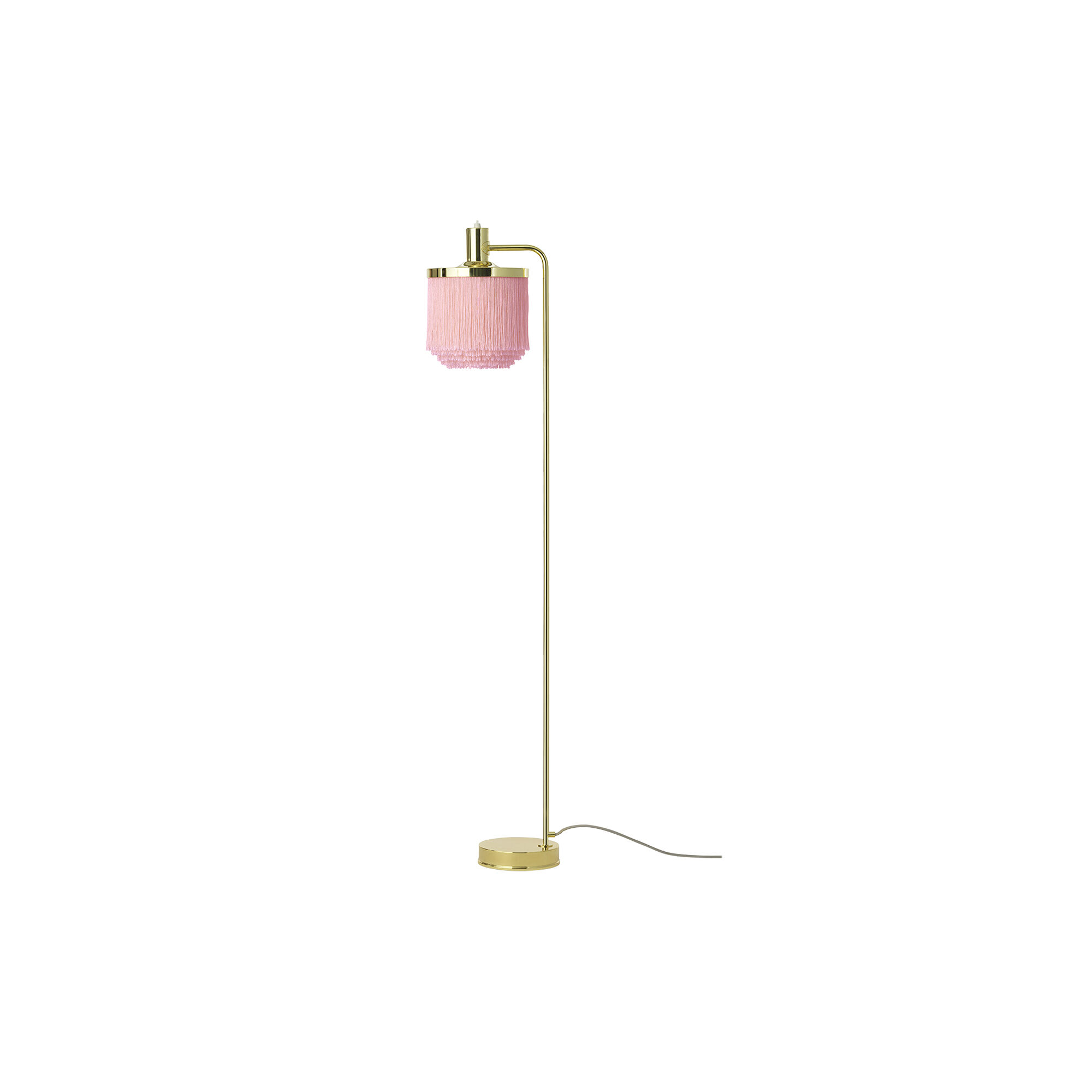 Pink fringe floor lamp hot sale